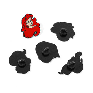 Cadeaux promotionnels mignon dessin animé sirène <span class=keywords><strong>Ariel</strong></span> broches Luxcy sacs à main alliage broche accessoires broches pour enfants vêtements ornement - Product Image 4