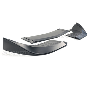 Alerón Delantero para Dodge Challenger SXT R/T 2015-2023, Estilo Fibra de Carbono, Negro Brillante, Negro Mate, 3 Piezas - Product Image 4