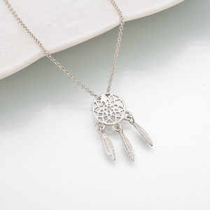 Tendance Style Attrapeur de rêves Série En Alliage Exquis <span class=keywords><strong>Dreamcatcher</strong></span> Plume Creuse Choker Pendentif Pour Chaîne Collares Cadeaux - Product Image 5