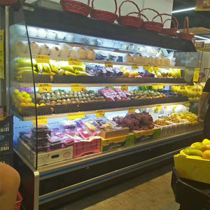 Thương mại dọc multideck Trái Cây Rau sữa tủ lạnh <span class=keywords><strong>Showcase</strong></span> mở hiển thị Máy làm lạnh - Product Image 5