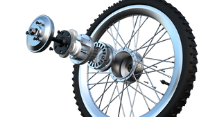 ชุดจักรยานไฟฟ้า36โวลต์48โวลต์250วัตต์350วัตต์ชุดแบตเตอรี่ลิเธียม10ah 5.2ah 7AH - Product Image 3