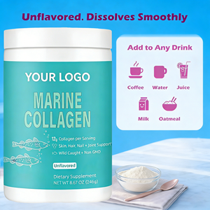 Natürliches Marines Kollagen-Peptid-Pulver Unterstützt Haut-, Haar-, Nagel- und Gelenkgesundheit GMP-Zertifiziert Geschmacksneutral 246g - Product Image 4