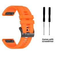 Compatible avec les bracelets en silicone à libération rapide Garmin Fenix 8, Fenix 6, 6X, Fenix 5 et 5X
