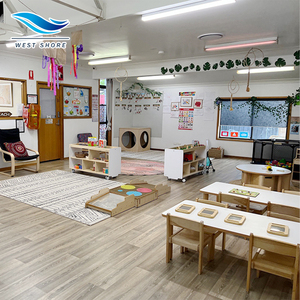 Guardería Montessori Guardería de madera Centro de guardería Muebles de aula Proveedores de Entorno preescolar Diseño de cuidado infantil - Product Image 1