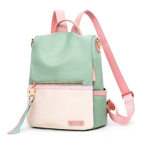Custom Oxford Cloth <b>Backpack</b> <b>Woman</b> New Korean Female Outdoor <b>Travel</b> Bag Leisure Student Schoolbag <b>Backpack</b> - Product Image 6