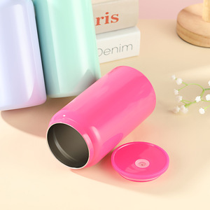 Aluminum Can Cup 16oz 304 Stainless Steel Double Wall Vacuum Insulated Gift Tumbler For Everyday Use - Product Image 1