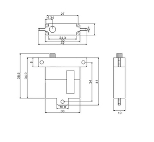 <span class=keywords><strong>Servo</strong></span> cánh mỏng kỹ thuật số Kpower DHV813 9kg mô-men xoắn cao tốc độ cao không lõi kim loại dành cho máy bay điều khiển từ xa - Product Image 6