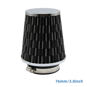 Xe Cone Lọc Không Khí Lạnh Intake Carbon Hiệu Suất Phổ Kit Thể Thao Racing Auto Bìa Nhà Ở 76Mm Dòng Chảy Cao Động Cơ 3 Inch - Product Image 3