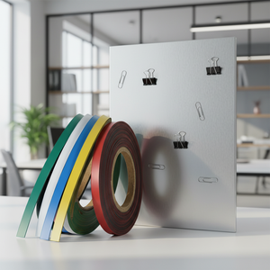 แถบแม่เหล็กพีวีซีสีสันสดใสสำหรับตกแต่งกรอบไวท์บอร์ด/กระดานดำ ใช้สำหรับการสอน โฆษณา และแสดงผล - Product Image 5