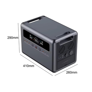 แหล่งจ่ายไฟแบบพกพา 2400W พร้อมแผงโซลาร์เซลล์ แบตเตอรี่ลิเธียม เครื่องกำเนิดไฟฟ้าพลังงานแสงอาทิตย์สำหรับใช้งานกลางแจ้ง ความจุขนาดใหญ่ 2304Wh - Product Image 1