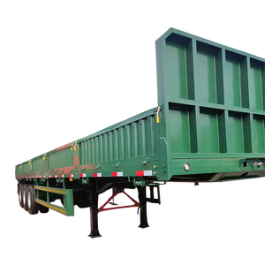 Low Price Finely Processed Full Cargo Utility Enclosed Drop Side Trailer for Sale