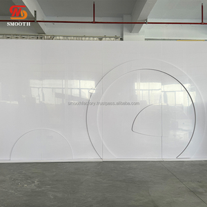 ฉากหลังอะคริลิคหลายชั้นแบบสีขาวมันวาวสำหรับเวทีแต่งงานและวันเกิดสามารถถอดออกได้คุณสมบัติการตกแต่งมาใหม่ - Product Image 4