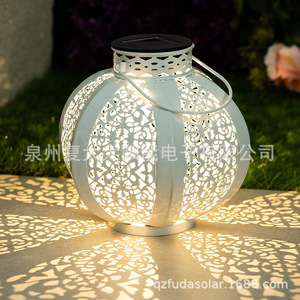 Lámpara Solar de Jardín con Panel Solar, Lámpara Decorativa Colgante para Patio y Jardín - Product Image 3