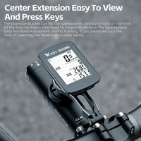 WEST BIKING Support de caméra d'ordinateur de vélo Support de guidon de vélo VTT Support de vélo de route pour Garmin Bryton Wahoo Igpsport Xoss