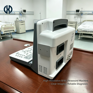 Appareil d'échographie numérique portable noir et blanc avec traitement d'image avancé <span class=keywords><strong>pour</strong></span> un diagnostic clinique vétérinaire clair - Product Image 2