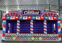 Tienda de campaña inflable para tienda de carnaval, soporte de premios, expositor de juegos de carnaval portátil