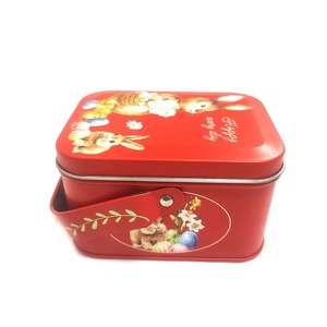 Boîte en métal rectangulaire pour l'emballage de gâteaux, bonbons, chocolats, biscuits - Boîte cadeau pour enfants avec fonction aseptique et logo personnalisé - Product Image 6