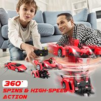 Fábrica de Fabricación, Precio Bajo, Coche RC Transformable a Escala 1/18 con Control de 6 Canales, Juguetes de Deformación con Control Remoto