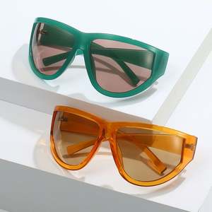 Gafas de Sol de Ciclismo con Logotipo Personalizado 2025, Montura Grande Colorida para Hombre y Mujer, Protección UV400, Gafas de Sol Extra Grandes Estilo Y2K - Product Image 5