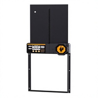 Porte de poulailler automatique rechargeable en alliage d'aluminium, octogonale, anti-pincement, avec télécommande
