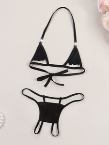 Lencería Sexy <span class=keywords><strong>de</strong></span> Lujo para <span class=keywords><strong>Mujer</strong></span> Yicheng, Conjunto <span class=keywords><strong>de</strong></span> Bikini <span class=keywords><strong>de</strong></span> Tres Piezas, Lencería Exquisita, Estilo Sexy - Product Image 3