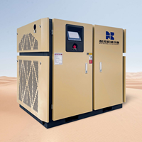 Compresseur d'air industriel silencieux à vis 20HP 15KW 380V 8 bars sans huile certifié CE refroidi par air à entraînement direct haute performance