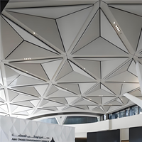 Panneaux de plafond suspendus en aluminium BAIXINXIN, ignifuges et insonorisants, design en forme de vague pour bâtiments à plusieurs étages, restaurants