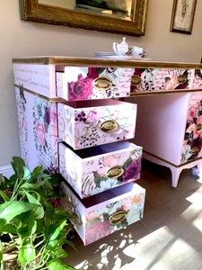 Frote en seco en transferencias <span class=keywords><strong>para</strong></span> <span class=keywords><strong>muebles</strong></span> y manualidades, álbum de recortes de madera, puerta, ventana, decoración Floral <span class=keywords><strong>para</strong></span> el hogar, transferencias de <span class=keywords><strong>muebles</strong></span> y calcomanía artesanal - Product Image 2