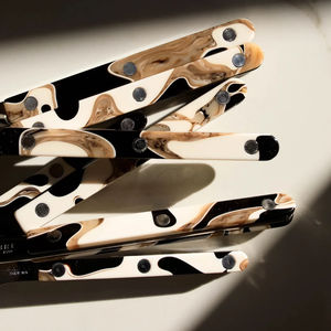 Ensemble de couverts en acier inoxydable miroir de marque ACME, design moderne, écologique, pour la vaisselle, la cuisine, l'hôtellerie - Product Image 5