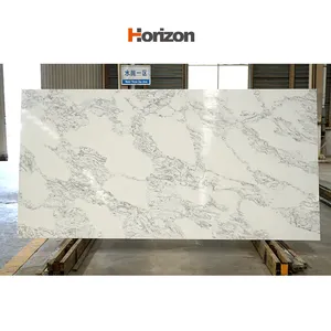Best quality hot sale 1-007 wholesale artificial quartz stone sheets kitchen 1cm white Luxury quartz stone slab