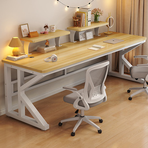 Modern Wood Computer Desk Workstation <b>Table</b> With Cable Management Holes Space Saving Home Office Study - Product Image 3