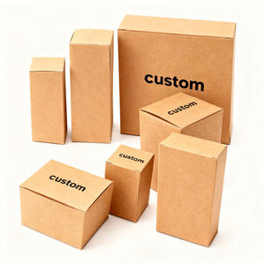 Aangepaste Recyclebare Kartonnen Geschenkdoos Voor Kleine Bedrijven Voor Cosmetische Huidverzorging Serum Shampoo Verpakking Ambachten - Product Image 1