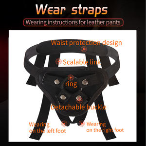 Delove gerçekçi kadın seks oyuncakları yumuşak PVC giyilebilir Dildos demeti kemer kayışı-on stimülasyon <span class=keywords><strong>Penis</strong></span> Dick kadınlar için külot Dick - Product Image 6