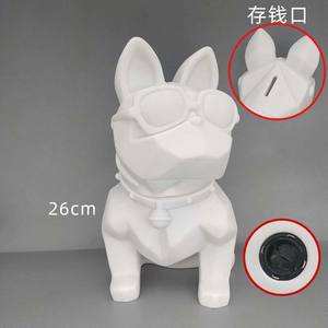Résine artisanat fluide mignon bouledogue français vinyle tirelire <span class=keywords><strong>chien</strong></span> maison ornement bricolage fluide <span class=keywords><strong>chien</strong></span> - Product Image 4