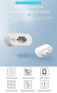 SIXWGH Tasmota Open Source 16A Interruptor Inteligente Brasileño/Reino Unido Compatible con Control Local MQTT, <span class=keywords><strong>Home</strong></span> Assistant, Alexa, <span class=keywords><strong>Google</strong></span> WiFi, <span class=keywords><strong>ESP32</strong></span>, DIY para el Hogar - Product Image 2