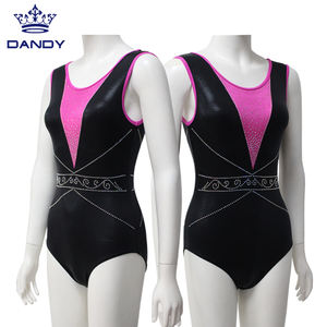 Style personnalisé école formation <span class=keywords><strong>Gym</strong></span> fille manches courtes filles gymnastique danse <span class=keywords><strong>justaucorps</strong></span> body - Product Image 5