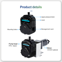 Pompe péristaltique industrielle OEM CHONRY 24V OEM200/YZ35-13L, pompe de transfert 12L/min