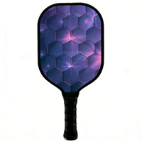 Raqueta de Pickleball P&P Pro-Edition de Carbono Toray T700 con Núcleo de Panal de Abeja de 13 mm, Ligera, con Empuñadura Antideslizante y Amortiguación, para Deportes al Aire Libre