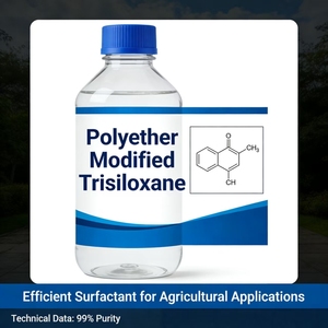 Surfactante de Trisiloxano Modificado con Poliéter de Alto Rendimiento, Agente Superhumectante para Aditivos Agroquímicos y de Pintura - Product Image 1