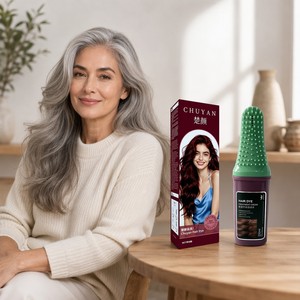 Tinte para el Cabello Color Borgoña Más Vendido, Crema de 200 ml con Aplicador de Peine, Marca Privada OEM, Nutritivo para el Cabello - Product Image 5