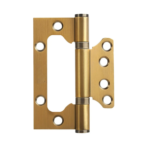 Charnières de porte sans mortaise en gros 4*3 pouces *3mm en acier inoxydable pour portes intérieures pliantes 360° °   Charnières de portail robustes noires - Product Image 1