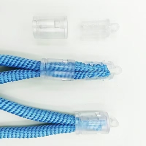 Asılı halat şeffaf toka dokuma halat asılı boyun uzun halat çift uçlu asılı plastik bagaj, yeni ürün - Product Image 1