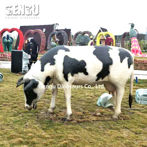 Ngoài trời trang trí hoạt hình sợi thủy tinh bò cho trung tâm mua sắm không gian công cộng sân bay daycares Trường Mẫu Giáo trường kim loại - Product Image 5