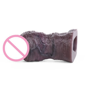 OS-AHJ5024 4 Sizes for Men's <strong>Penis</strong> <strong>Sleeves</strong> Effectively Enhance and Prolong Medical-grade Silicone Opening Design Obsidian <strong>Black</strong> - Product Image 3