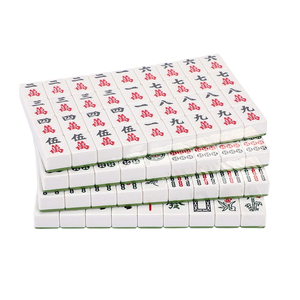 Nhà Máy Bán Hàng Trực Tiếp OEM In Melamine <span class=keywords><strong>Mahjong</strong></span> Trò Chơi Thiết Lập Tùy Chỉnh Trống Thẻ Khuôn Mặt Tay Chạm Khắc Đài Loan <span class=keywords><strong>Mahjong</strong></span> - Product Image 3