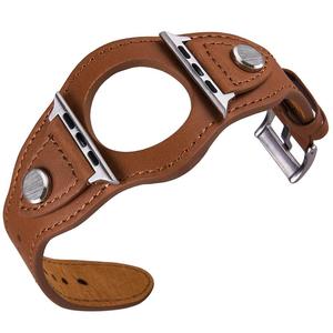 <span class=keywords><strong>Bracelet</strong></span> en cuir à Rivets de Style rétro de 45mm, pour <span class=keywords><strong>Apple</strong></span> <span class=keywords><strong>S8</strong></span>, pour Samsung, pour Huawei, 20mm, 22mm - Product Image 1