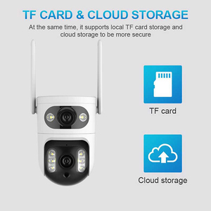 Kamera cctv keamanan dual-band 5g2. 4G, alat potret video HD rumah 3K jaringan tanpa kabel 6MP luar ruangan - Product Image 6