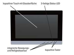 Tecnología de automatización Paneles táctiles600 762-5205/8000-001 1920X1080 píxeles; 2 X ETHERNET, 2 X USB, Audio; Panel Visu - Product Image 2