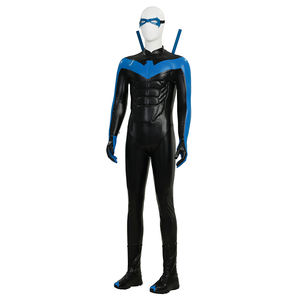 Disfraz de Cosplay de Titans Temporada 3, Traje de Batalla de Nightwing Dick Grayson para Hombre, Spandex, Disfraz de Halloween para TV y Cine - Product Image 6