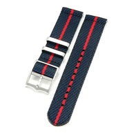 Lionorm Premium Quick Release 20mm 22mm Tali Jam Bergaris Dua Buah, Dapat Disesuaikan, Bahan Kain Twill Nilon